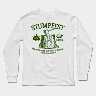 Stumpfest Bad Green!, Brisbane Australia Long Sleeve T-Shirt